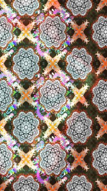 Çiçek arkaplanlı soyut zarafet eskiz deseni. Raster Güzel kumaş deseni.