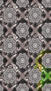 Raster suluboya çiçek deseni, narin çiçekler, gri çiçekler, tebrik kartı şablonu. Raster Güzel kumaş deseni.