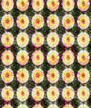 Raster çiçek desenli çiçek deseni, yapraklar, dekoratif elementler, sıçrama, lekeler, el çizimi kontur çizgileri ve Doodle çizim stili, grafik raster çizim çizimi.