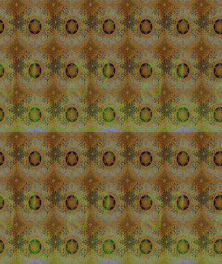 Raster illüstrasyonu. Çizim çiçek deseni duvar kâğıdı olarak kullanılabilir. Kahverengi renkte çiçekler.