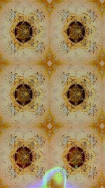 Parlak renkli çiçekleri ve bej renkli yaprakları olan harika bir çiçek deseni. Halk tarzı. Moda baskıları için zarif bir şablon. Modern çiçek arkaplanı.