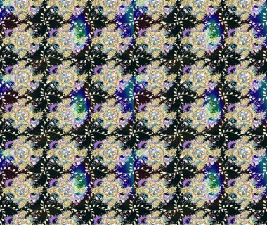 Raster çiçek izi. Klasik taslak çizimi. Çiçeksel gri çizim deseni.