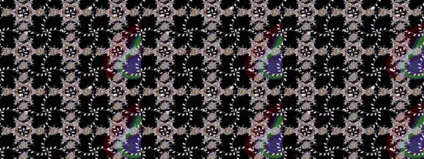 Siyah renklere karalamalar çizilmiş çiçek deseni. Raster illüstrasyonu.