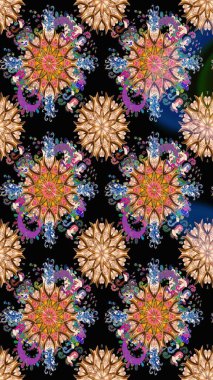 Raster güzel bir çiçek deseni çizmiş. Bahar mevsimi. Tatil havası. Nazik romantik baskı.