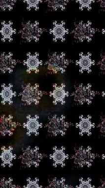 Klasik çiçekler. El çizimi, soyut ve süslü elementler. Yaz çiçekleri teması. Siyah renkler. Suluboya resim taklit Raster illüstrasyonu.