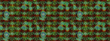 Raster Illustrasyon 'daki Çiçek Deseni' nin son moda çizimi. Güzel kumaş deseni. Renkli Yaz Temalı eskiz kalıbı. Düz Çiçek Elementleri Tasarımı.