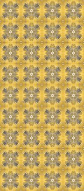 Raster altın desen. Doğulu stil, altın elementli sarı, bej ve kahverengi renklerde altın desenli arabesk yapar. Kıvrımlı çizimler.