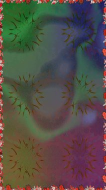 Raster Hip kumaş deseni. Kusursuz Vintage Çiçek Deseni.