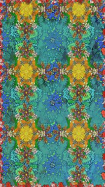 Suluboya kusursuz desen. Eski model. Moda baskısı. Dekorasyon ve tasarım için güzel bir desen. Çiçeğin suluboya çizimlerinin zarif deseni.