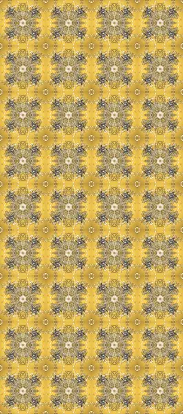 Raster altın desen. Doğulu stil, altın elementli sarı, bej ve kahverengi renklerde altın desenli arabesk yapar. Kıvrımlı çizimler.
