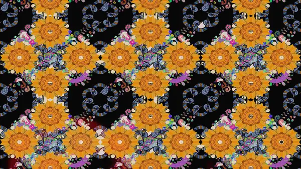 Suluboya desenli çiçek deseni. Dekorasyon ve tasarım için güzel bir desen. Moda baskısı. Ton halinde. Çiçeğin suluboya çizimlerinin zarif deseni.