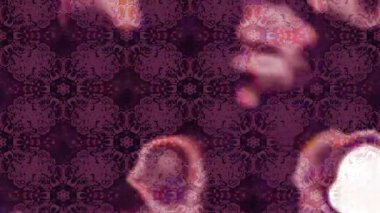 Renkli unsurlarla hareketli arka plan görüntüleri. Çiçekler. Eski model. Bayrak tarzı. Video kaydı. Şablon. Döngü. Kusursuz.. 