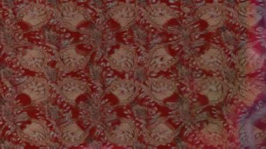 Renkli unsurlarla hareketli arka plan görüntüleri. Çiçekler. Eski model. Bayrak tarzı. Video kaydı. Şablon. Döngü. Kusursuz.. 