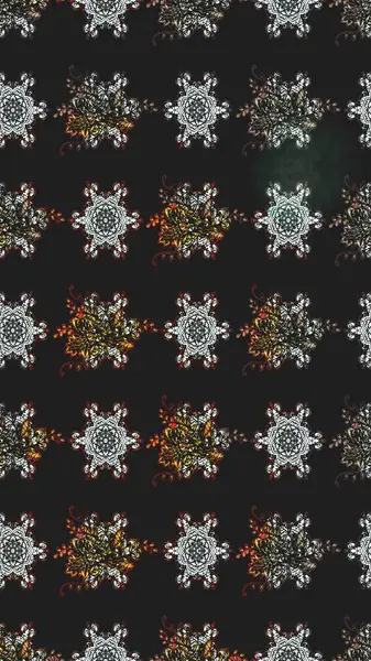 Çiçekli karalama şeklinde Raster çiçek deseni. Yumuşak, bahar çiçekli arka plan. Gri renkli çiçekler.