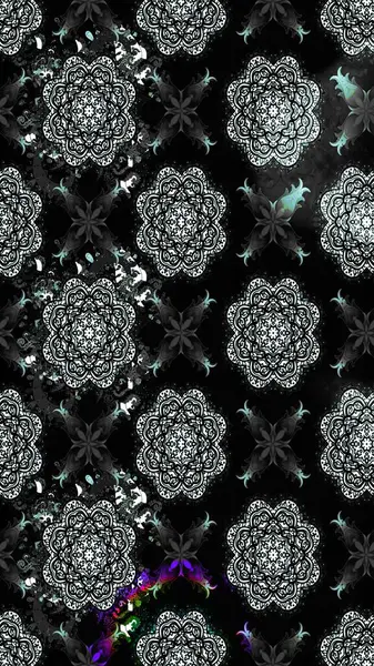 Fantezi çiçekli eskiz deseni, doğal duvar kağıdı, çiçek desenli kıvrım çizimi. Paisley el çizimi elementler. Ev dekoru.