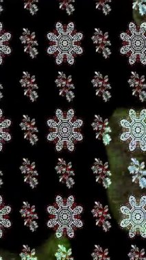 Renkli unsurlarla hareketli arka plan görüntüleri. Çiçekler. Eski model. Bayrak tarzı. Video kaydı. Şablon. Döngü. Kusursuz..