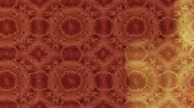 Renkli unsurlarla hareketli arka plan görüntüleri. Çiçekler. Eski model. Bayrak tarzı. Video kaydı. Şablon. Döngü. Kusursuz..