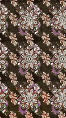 Renkli unsurlarla hareketli arka plan görüntüleri. Çiçekler. Eski model. Bayrak tarzı. Video kaydı. Şablon. Döngü. Kusursuz.. 