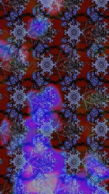 Raster - stok. Mor çiçekli eskiz deseni, suluboya çiçek deseni, sevimli çiçek, duvar kağıdı, kart veya kumaş için fayanslı.