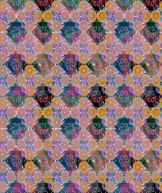 Güzel suluboya yaz çiçekleri deseni..