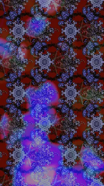 Raster - stok. Mor çiçekli eskiz deseni, suluboya çiçek deseni, sevimli çiçek, duvar kağıdı, kart veya kumaş için fayanslı.