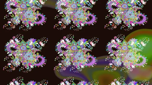 Suluboya çizim kalıbı. Suluboya tarzında gri renkli çiçekler. Çiçek izi.