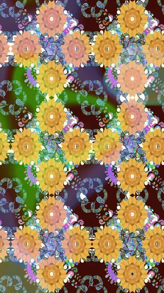 Raster şirin suluboya çiçek desenleri çiziyor. Büyük bir çiçek boyası seti. Kartlar, davetiyeler, tarih kartları ve daha fazlası için kullanılabilir.