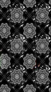 Tomurcukları çiçek olan sevimli bir çiçek deseni. Eskiz geçmişi. Raster illüstrasyonu. Kumaş, tekstil, duvar kağıdı baskısı için. Eski usul. Raster..