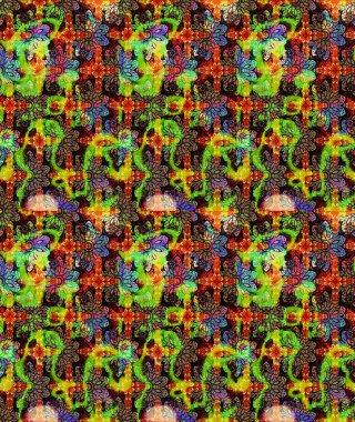 Parlak elementlerin. Çizim çiçek deseni duvar kağıdı, web sitesi arka planı, ambalaj kağıdı, davetiye, broşür, afiş veya web sitesi için kullanılabilir. El çizimi Raster illüstrasyonu.