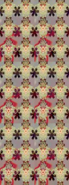 Raster illüstrasyonu. Düz Çiçek Elementleri Tasarımı. Renkli Bahar Teması eskiz kalıbı. Tarafsız renklerde zarif çiçekler buket suluboya.