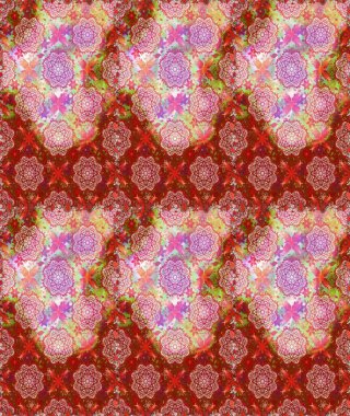 Küçük yabani çiçeklerdeki kusursuz halk desenleri. Özgürlük stili Millefleur 'lar. Taşralı şıklığı. Tekstil, duvar kağıdı, kapaklar, yüzey, baskı, hediye paketi, hatıra defteri, dekupaj için çiçek çayırı arka planı.