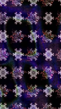 Raster Illustrasyon 'daki Çiçek Deseni' nin son moda çizimi. Güzel kumaş deseni. Renkli Yaz Temalı eskiz kalıbı. Düz Çiçek Elementleri Tasarımı.