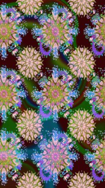 Raster illüstrasyonundaki çiçek desenli çizim. Tarafsız renklerde. Güzel kumaş deseni. Raster illüstrasyonu.