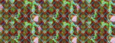 Renkli Bahar Teması eskiz kalıbı. Düz Çiçek Elementleri Tasarımı. Raster..