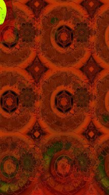 Elle boyanmış suluboya resim çizimleri, çiçekler ve bitkiler. Kahverengi renkte çiçekler.