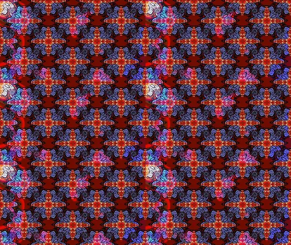 Küçük çiçekte güzel bir desen. Motley illüstrasyonu. Moda baskıları için zarif bir şablon. Küçük renkli çiçekler. Robot resim. Çiçekli yaz çiçekleri.