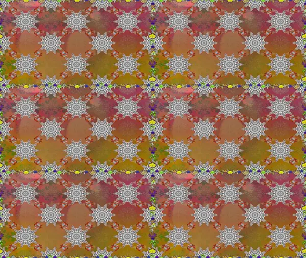 Raster illüstrasyonu. Küçük çiçekli şirin bir desen. Çiçek ve yapraklı çiçek deseni.