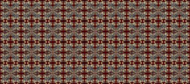 Süslü raster dekorasyonu. Lüks, kraliyet ve Viktorya dönemi konsepti. Kahverengi, gri ve bej renklerde altın element. Kahverengi, gri ve bej üzerine altın rengi, klasik barok çiçeksiz desenler..