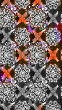 Doodle çiçekler ve dalları, otlar ve çiçekler. Elle çizilmiş. Raster resim. Güzel kumaş deseni.