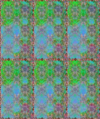 Renkli Bahar Temalı Kusursuz Arkaplan. Düz Çiçek Elementleri Tasarımı. Raster..