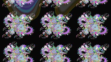 Sabıka fotoğraflarında, bebek kıyafetlerinde, duvar kâğıtlarında, paket kutularında falan kullanılabilir. Zarif, parlak ve eskiz siyah çiçek deseni tasarımı.