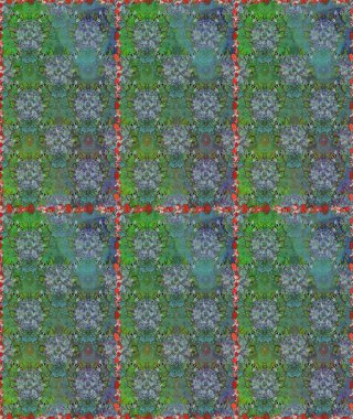 Yeşil renkte güzel çiçekler, suluboya desenli, duvar kağıdı, kart ya da kumaş için fayanslı. Raster..