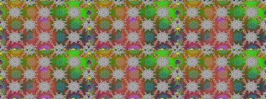 Raster stili kumaş deseni. Çiçekler suluboya desensiz.