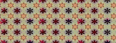 Tarafsız ve gri çiçekli eskiz deseni, suluboya çiçek deseni, şirin çiçek, duvar kağıdı, kart veya kumaş için fayanslı. Raster - stok.