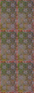 Raster illüstrasyonu. Çiçek deseni. Gri renklerde çiçeksiz. Gri renkli çiçekler. Şatafatlı bahar bahçesi dokusu.