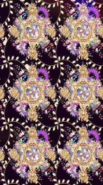 Raster illüstrasyonundaki çiçek desenli çizim. Suluboya tarzında siyah renkte çiçekler.