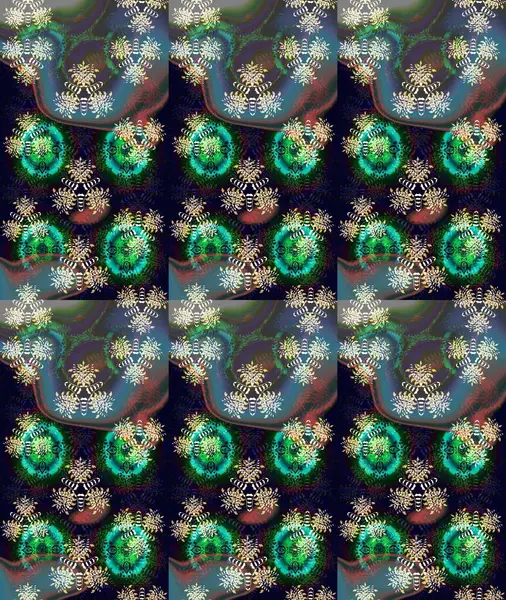 Çiçek tasarımı için inanılmaz bir kolaj cenneti tarzı. Parlak çiçekli kolaj çiçeği mavisi. Çiçekli zambaklar eskiz arka planı.