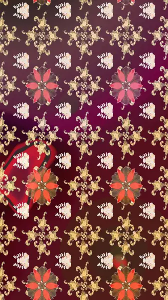 Özgürlük stili Millefleur 'lar. Taşralı şıklığı. Küçük yabani çiçeklerdeki halk modelini çiz. Tekstil, duvar kağıdı, kapaklar, yüzey, baskı, hediye paketi, hatıra defteri, dekupaj için çiçek çayırı arka planı.