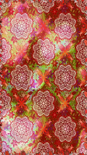 Kırmızı ve kahverengi renkte çiçekler. Nazikçe, güzel çiçek arkaplanı. Raster çiçek desenli ve çiçekli..