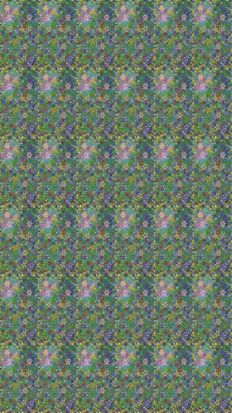 Süslü kumaş deseni. Düz Çiçek Elementleri Tasarımı. Renkli Bahar Temalı Kusursuz Arkaplan. Raster illüstrasyonunda kusursuz çiçek deseni.
